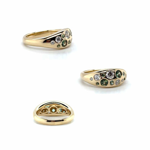Sapphire Galaxy - Ring