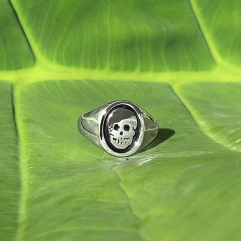 Brendan Skull Signet Ring - Custom Made -  Paddington Jeweller - Ojco
