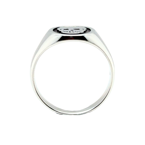 Brendan Skull Signet Ring - Custom Made -  Paddington Jeweller - Ojco