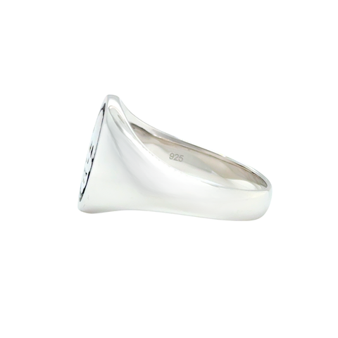 Brendan Skull Signet Ring - Custom Made -  Paddington Jeweller - Ojco