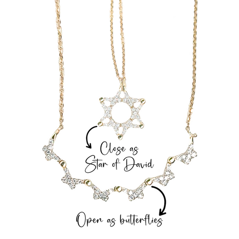 Butterfly Star of David