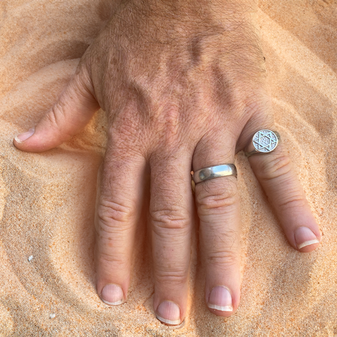 Star of David Signet Ring -  Paddington Jeweller - Ojco