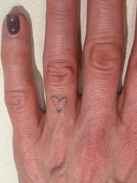 Original tattoo inspiring the wedding band
