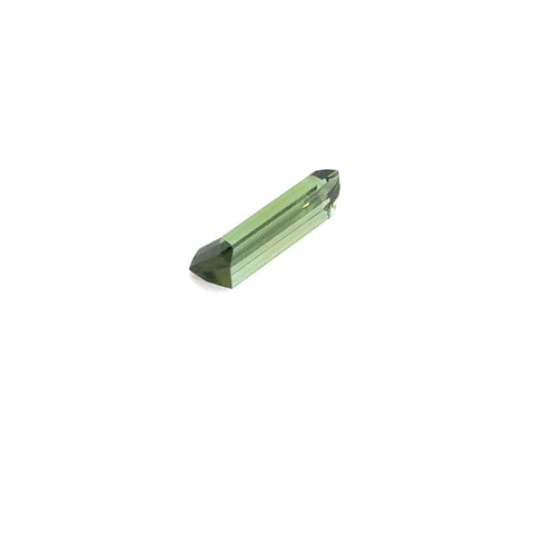 Loose Stone - Tourmaline long emerald cut green 2.40ct