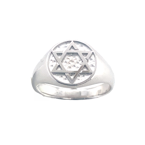 Star of David Signet Ring -  Paddington Jeweller - Ojco