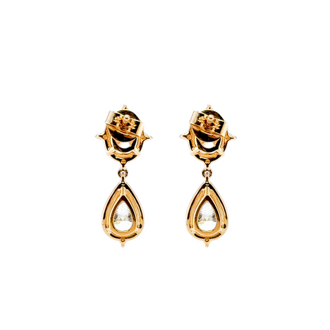 Boho Diamond Drop Earrings