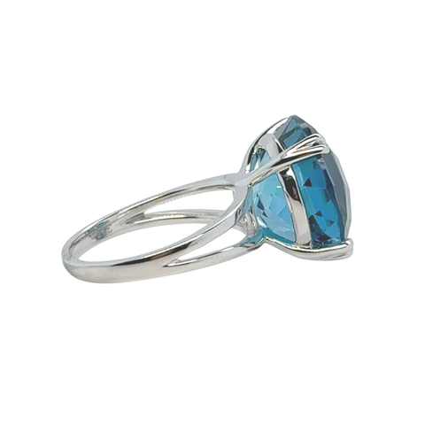 Paige - London Blue Topaz Cocktail Ring -  Paddington Jeweller - Ojco