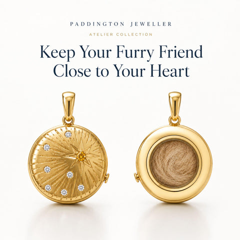 Thea – Custom Locket Pendant in 18kt Yellow Gold