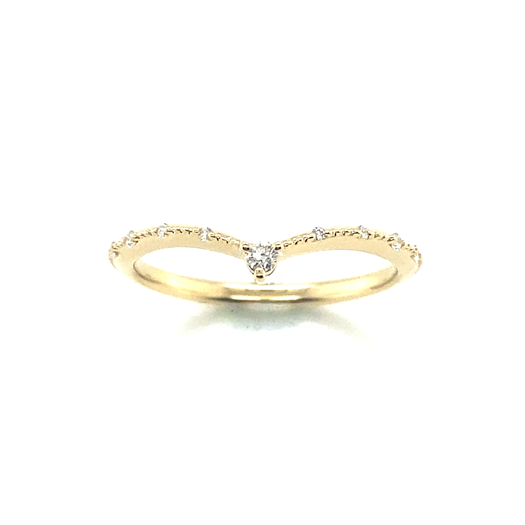 Boho Cushion Diamond Wedding Ring -  Paddington Jeweller - Ojco