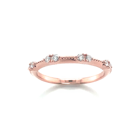 Boho Lace Diamond Wedding Ring -  Paddington Jeweller - Ojco