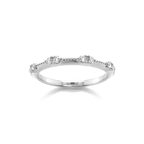 Boho Lace Diamond Wedding Ring -  Paddington Jeweller - Ojco