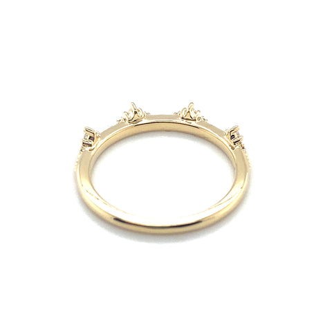 Boho Crown Wedding Ring -  Paddington Jeweller - Ojco