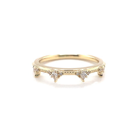 Boho Crown Wedding Ring -  Paddington Jeweller - Ojco