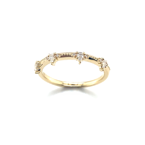 Boho Crown Wedding Ring -  Paddington Jeweller - Ojco