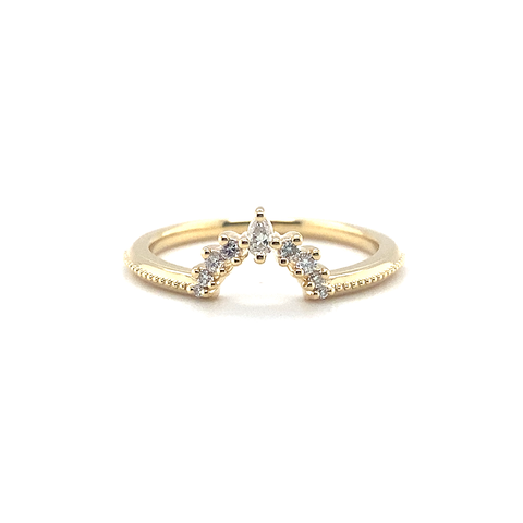 Boho Tiara Wedding Ring -  Paddington Jeweller - Ojco