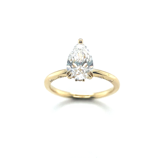 Boho - Pear Ring -  Paddington Jeweller - Ojco