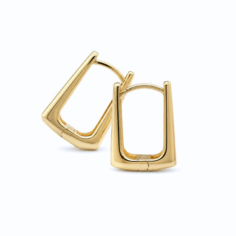 Avianna Rectangular Huggie Earrings