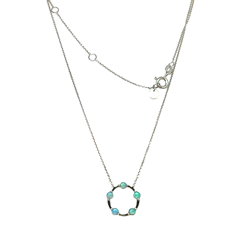 Arianna - Australian Light Opal Necklace