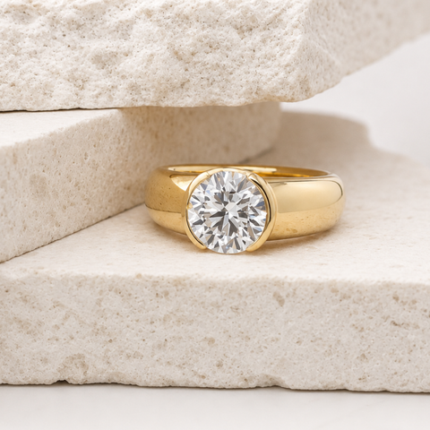 Dua – Dua Lipa Inspired Diamond Engagement Ring -  Paddington Jeweller - Ojco