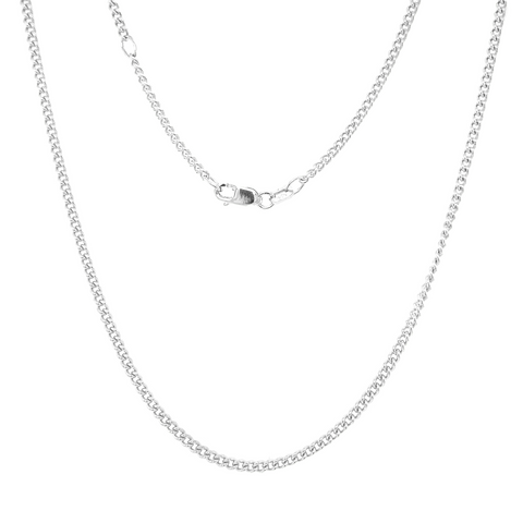 ROUND CURB CHAIN - 2MM - 50CM -  Paddington Jeweller - Ojco