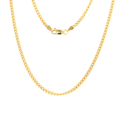 ROUND CURB CHAIN - 2.1MM - 65CM -  Paddington Jeweller - Ojco