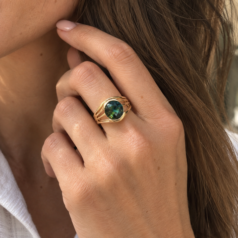 Camile - Madagascar parti-colour sapphire Ring