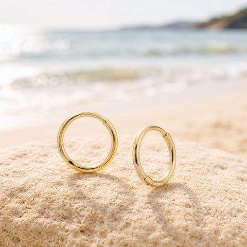 Beauty Sleepers – 9mm Sleeper Earrings in Gold
