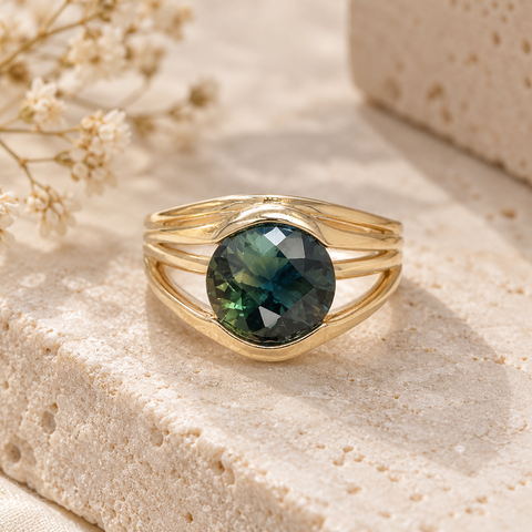 Camile - Madagascar parti-colour sapphire Ring