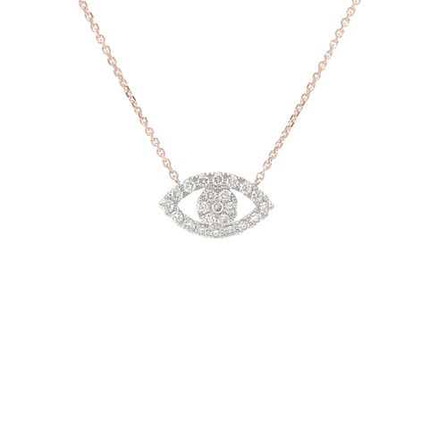 DIAMOND EVIL EYE -  Paddington Jeweller - Ojco