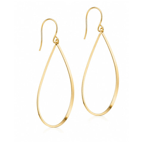 Emilia | Shepherd Hook Teardrop Earrings