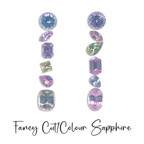 Loose Stone - Multi Colour Sapphire -  Paddington Jeweller - Ojco