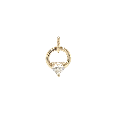 HEART DIAMOND CHARM -  Paddington Jeweller - Ojco