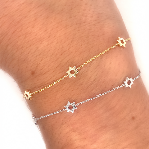 Magen David bracelet -  Paddington Jeweller - Ojco