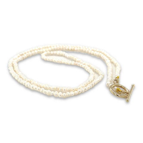 FINE SEED PEARL NECKLACE -  Paddington Jeweller - Ojco