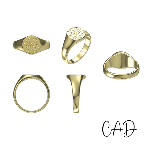 Star of David Signet Ring -  Paddington Jeweller - Ojco