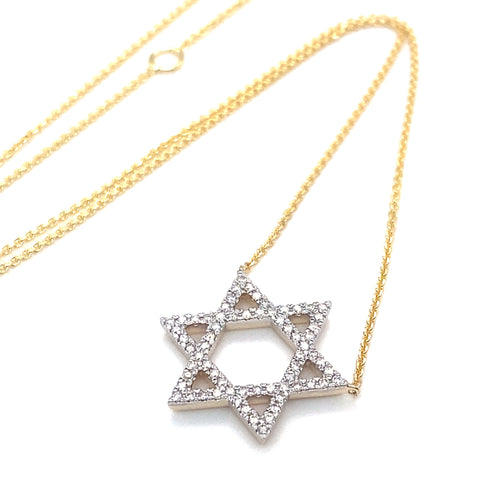 Gadol Diamond Star of David -  Paddington Jeweller - Ojco