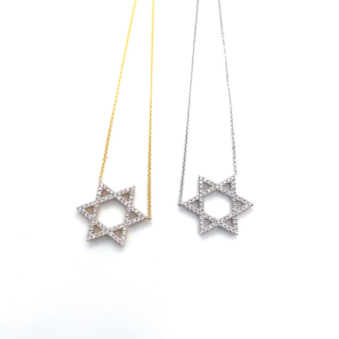 Gadol Diamond Star of David -  Paddington Jeweller - Ojco