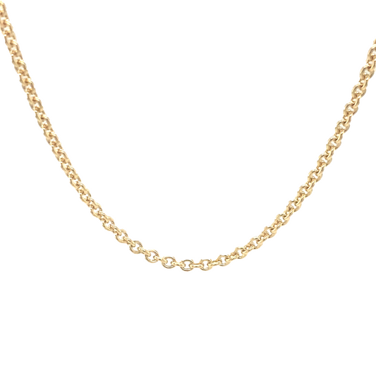 Trace Chain - 2mm - 45/50/55/60CM -  Paddington Jeweller - Ojco