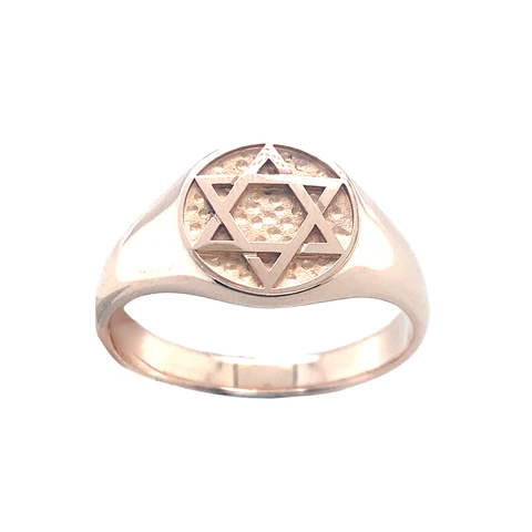 Star of David Signet Ring -  Paddington Jeweller - Ojco