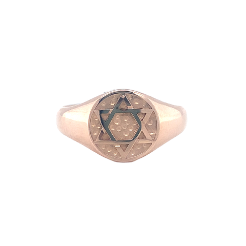 Star of David Signet Ring -  Paddington Jeweller - Ojco