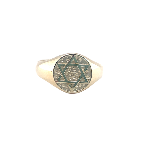 Star of David Signet Ring -  Paddington Jeweller - Ojco