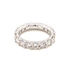 Custom Made for Claire - 18kt white gold 3.0ct diamond Eternity ring -Paddington Jeweller - OJ Co