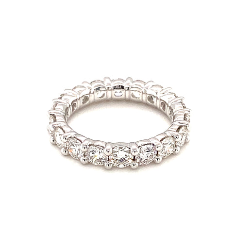 Custom Made for Claire - 18kt white gold 3.0ct diamond Eternity ring -  Paddington Jeweller - OJ Co