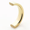Gents gold wedding ring - flat comfort curve soft edge band -Paddington Jeweller - OJ Co