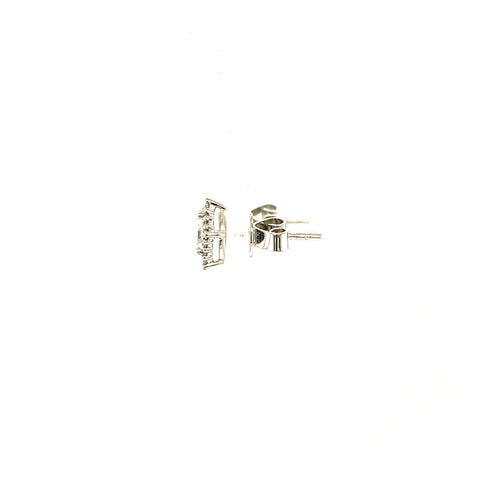 Custom Made for Sally - 18kt white gold diamond earrings -  Paddington Jeweller - OJ Co