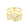 Custom Madefor Maryanne- 18KYG Diamond Cocktail Ring ( Main diamonds provided by Customer) -Paddington Jeweller - OJ Co