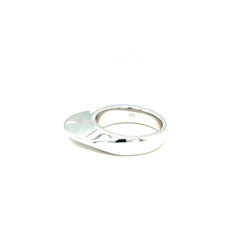 Custom Made  for Keith - Sculptural Silver Ring -  Paddington Jeweller - Ojco