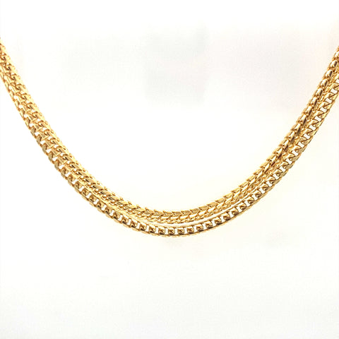 Franco Chain - 2mm -  Paddington Jeweller - Ojco