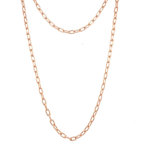 ELONGATED TRACE CHAIN 60CM -  Paddington Jeweller - Ojco