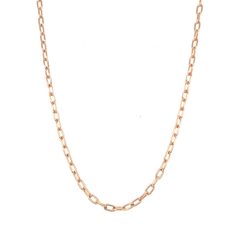 ELONGATED TRACE CHAIN 45CM -  Paddington Jeweller - Ojco